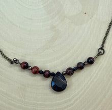 Load image into Gallery viewer, Beaded Choker Tiger Eye Gemstone Necklace