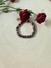 Load image into Gallery viewer, Red Jasper And Copper Beaded Stretch Bracelet