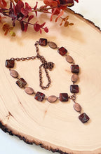 Load image into Gallery viewer, Red Jasper And Copper Necklace