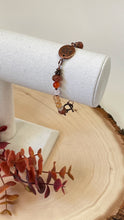 Load image into Gallery viewer, Carnelian and Copper Toggle Bracelet