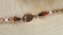 Load image into Gallery viewer, Carnelian and Copper Toggle Bracelet