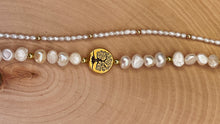 Load image into Gallery viewer, Multi Strand Pearl And Gold Clasp Bracelet