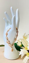 Load image into Gallery viewer, Sand Dollar Genuine Pearl Clasp Bracelet