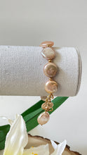 Load image into Gallery viewer, Sand Dollar Genuine Pearl Clasp Bracelet