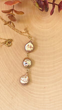 Load image into Gallery viewer, Trio Sand Dollar Pearl Choker Necklace
