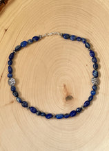 Load image into Gallery viewer, Tumbled Lapiz Lazuli Choker Necklace