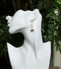 Load image into Gallery viewer, Fancy Jasper And Sterling Silver Beaded Ear Rings