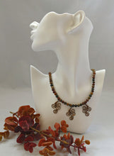 Load image into Gallery viewer, Vintage Dangle Ear Rings With Beautiful Jasper Beads
