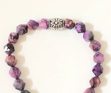 Load image into Gallery viewer, Beaded Lacey Agate Gemstone Stretch Bracelet For Women