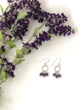 Load image into Gallery viewer, Amethyst Gemstone Bracelet With Silver Sand Dollar Charm