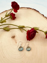 Load image into Gallery viewer, Aquamarine Tear Drop Beads Dangle Earrings
