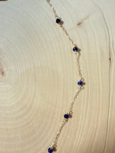 Load image into Gallery viewer, Genuine Square Sapphire Gemstone Pendant Necklace
