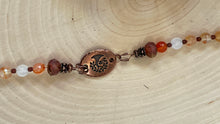 Load image into Gallery viewer, Carnelian and Copper Toggle Bracelet
