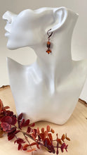 Load image into Gallery viewer, Orange Jasper And Carnelian Dangle Earrings
