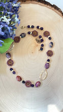Load image into Gallery viewer, Purple Imperial Jasper Necklace
