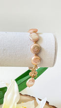 Load image into Gallery viewer, Sand Dollar Genuine Pearl Clasp Bracelet
