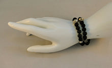 Load image into Gallery viewer, Beaded Unisex Bracelet With Lava Stone And Silver Beads
