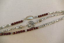 Load image into Gallery viewer, Sterling Silver And Crystal Multi Strand Bracelet

