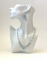 Load image into Gallery viewer, Amazonite Gemstone Beaded Choker Necklace

