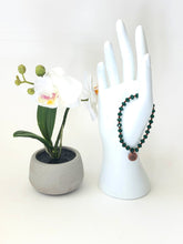 Load image into Gallery viewer, Emerald Green Beaded Crystal Charm Bracelet
