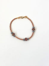 Load image into Gallery viewer, Beaded Gold Filled And Crystal Bracelet
