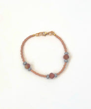 Load image into Gallery viewer, Beaded Gold Filled And Crystal Bracelet
